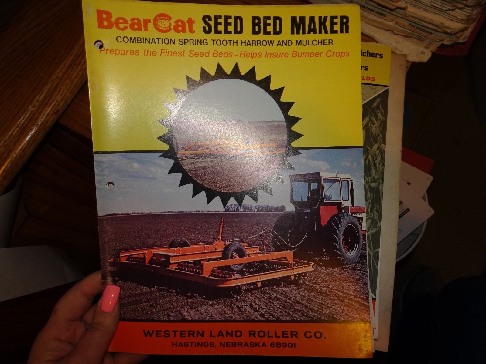 Farm Equipment Brochure – Western Bear Cat – Seed Bed Maker