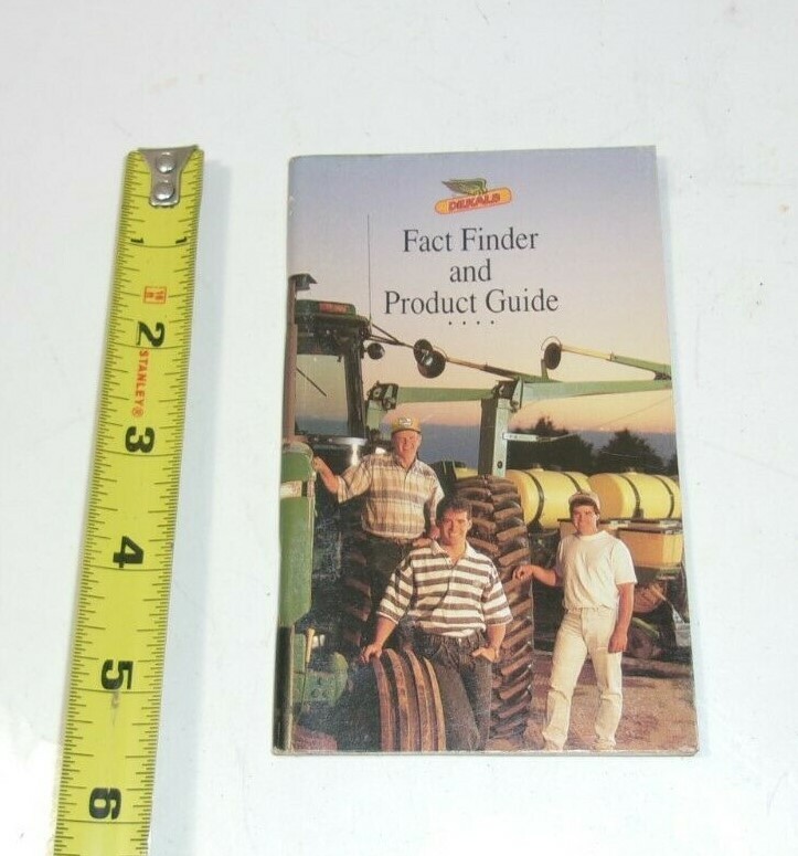 Dekalb Seed Pocket Advertising Agriculture Product Guide 90&rsquo;s Vintage Book Farm