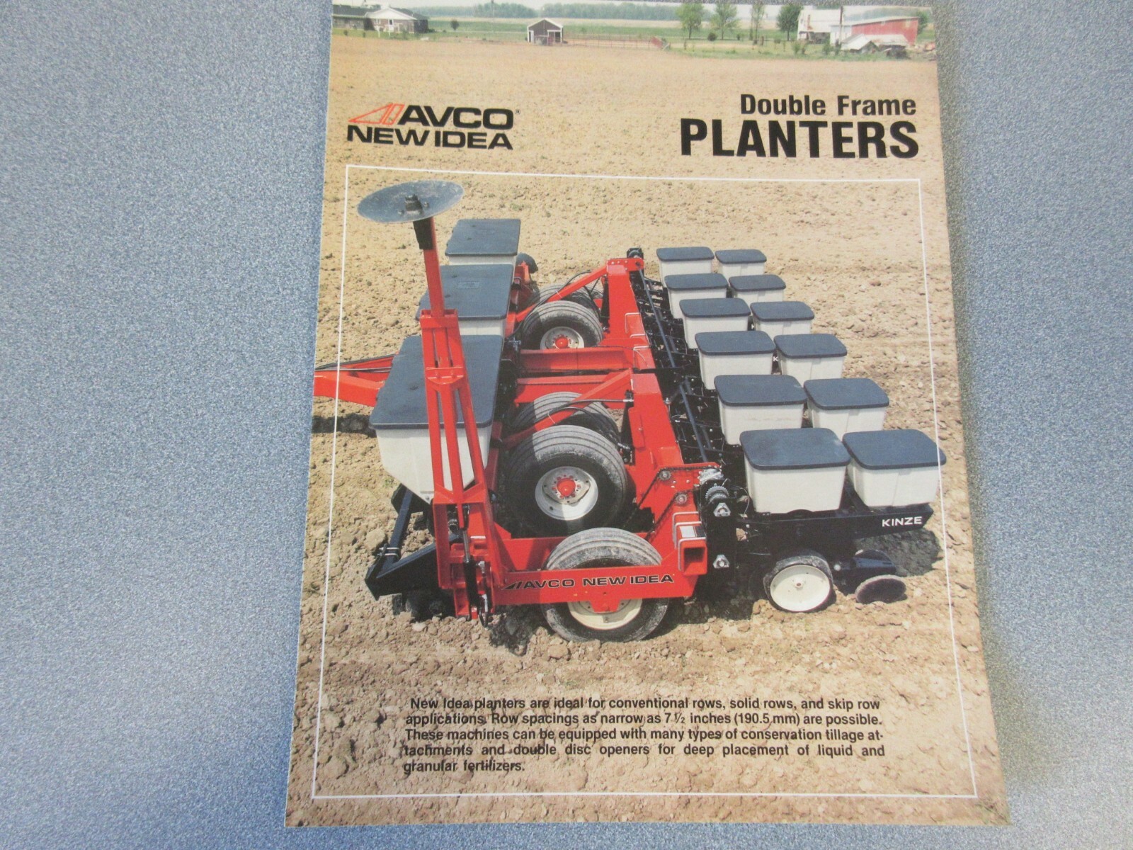 Avco New Idea Planters Sales Brochure