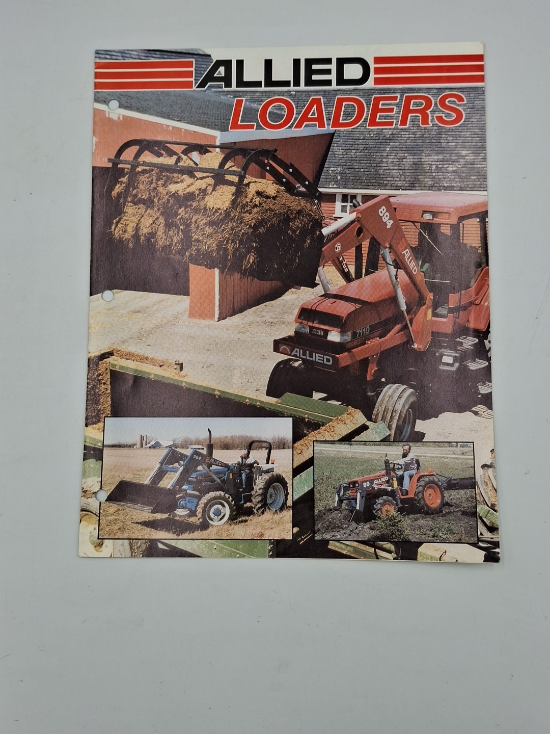 Lot 5x Vtg Tractor Advertising Brochures Massey Ferguson Mitsubishi Allied SMC