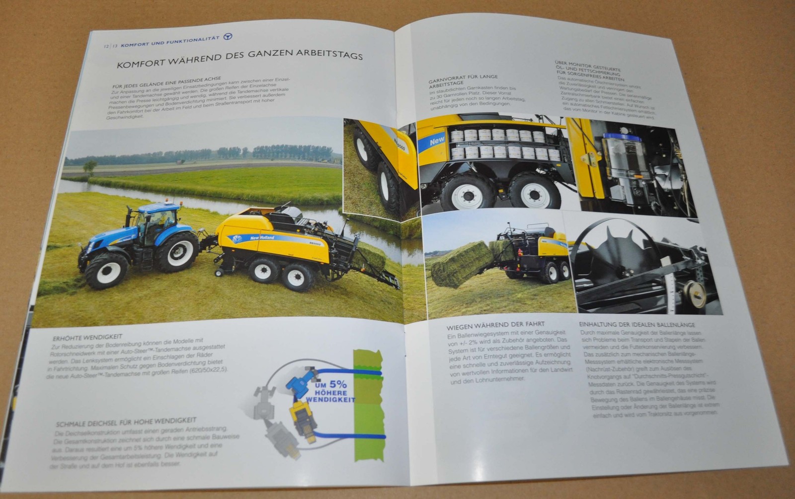 2008 New Holland BB9000 Series Balers Brochure Prospekt DE