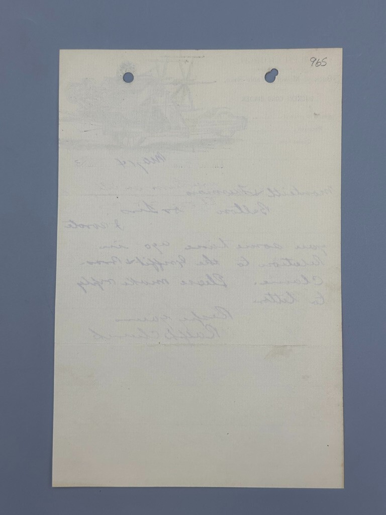 1883 AULTMAN MILLER Farm BUCKEYE Mower DALLAS TEXAS Antique Letter Advertising