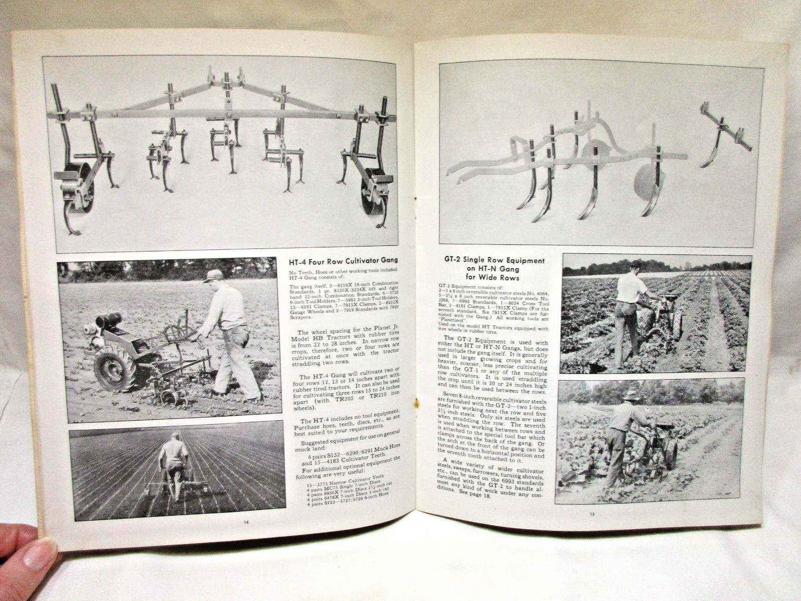 1947 PLANET JR. Garden Tractors Catalog #16 and Price List! S.L. Allen & Co.,Inc