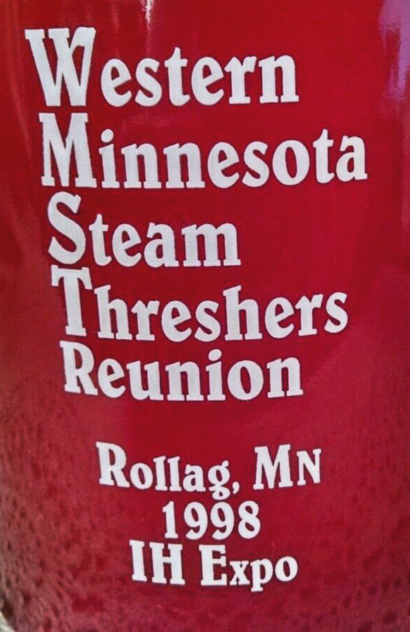 INTERNATIONAL HARVESTER MUG STEAM THRESHERS REUNION 1998 EXPO ROLLAG MINNESOTA.