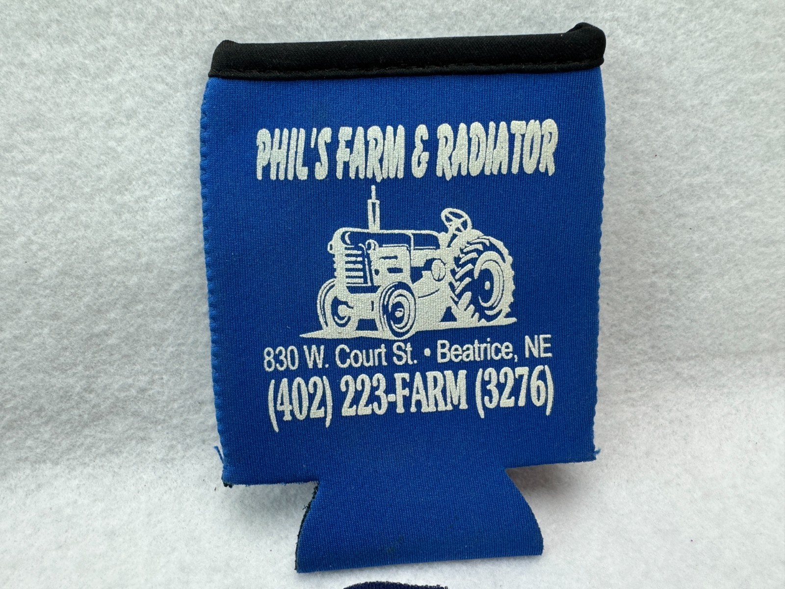 Vintage Koozie Coozie Drink Can Holder Farm Agriculture Advertising Lot of 5