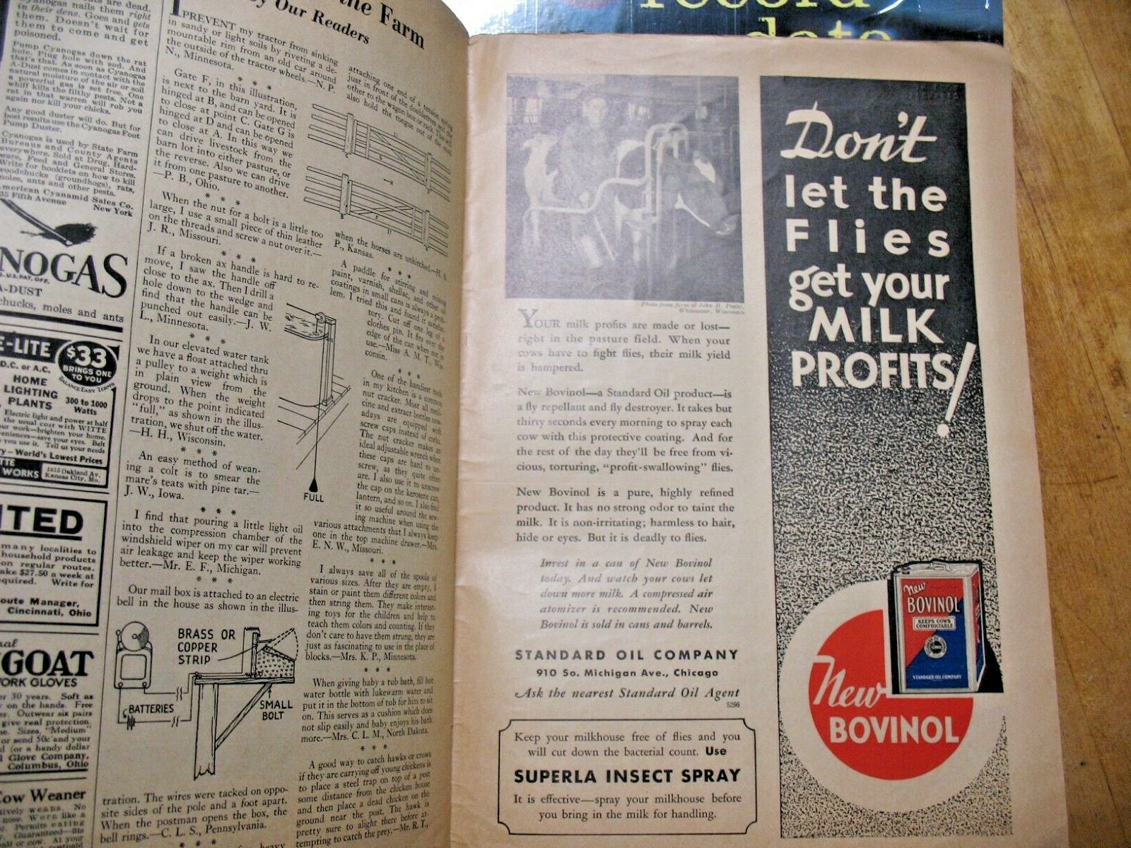 SUCCESSFUL FARMING THE DAIRY FARMER MAGAZINE MAY 1932 SINCLAIR OIL CO.AD