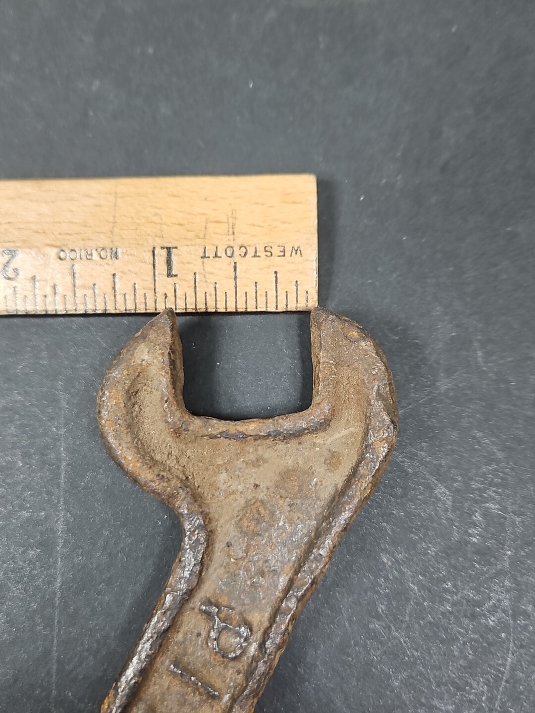 Vintage Pitman 7/8&Prime; Open End Wrench Farm Implement Plow Antique Tool 5-1/2&Prime;