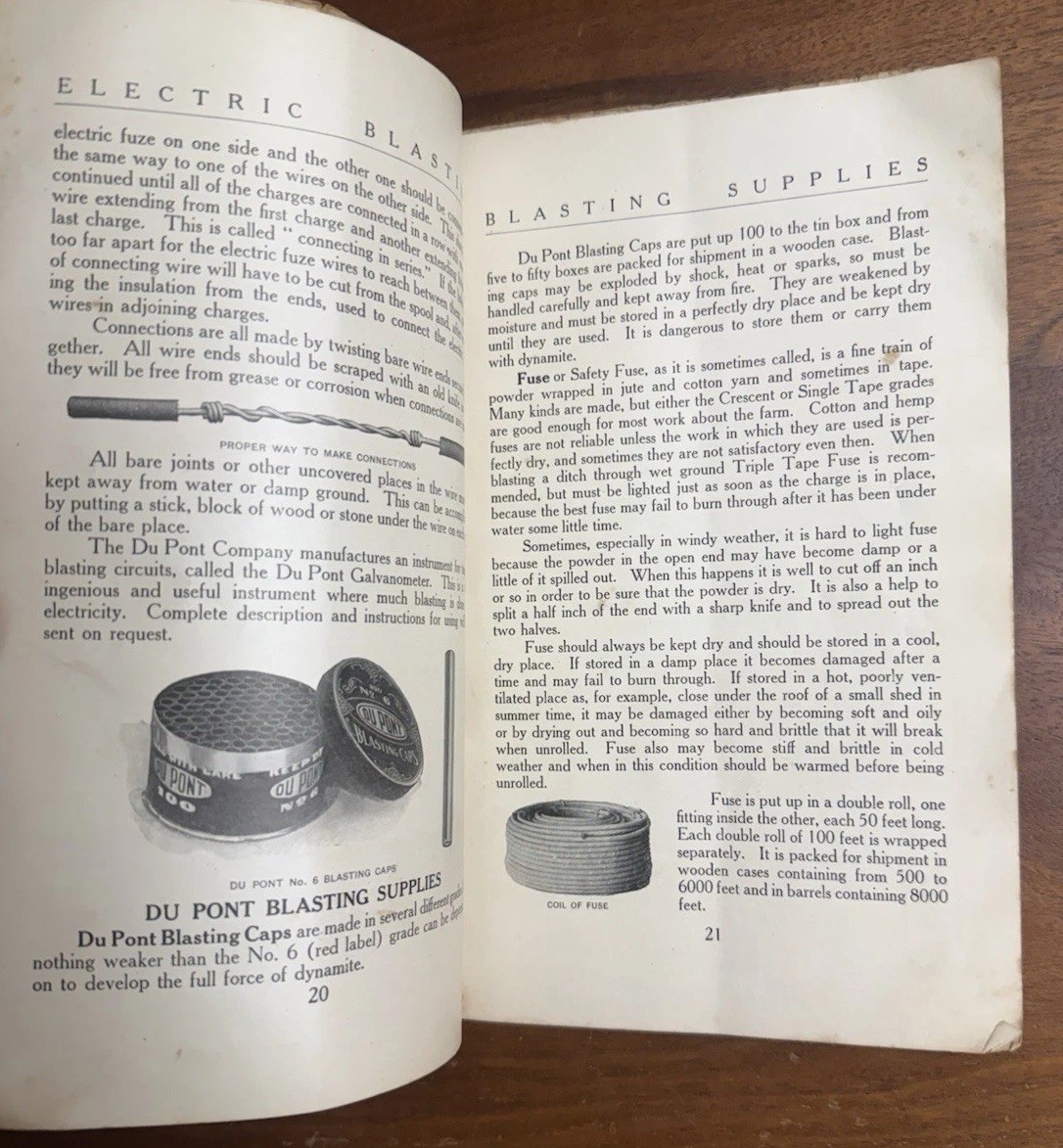 1911 Du Pont The Farmer’s Handbook Of High Explosives Catalog