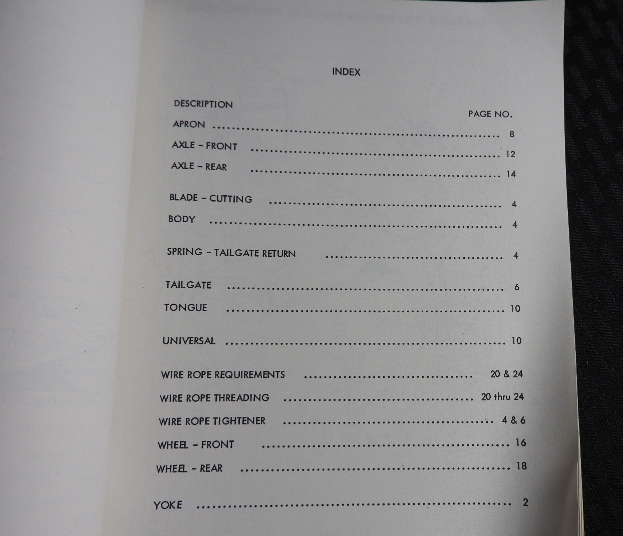 1957 LW LeTourneau-Westinghouse Model « CT Scraper » Parts Catalog Manual NOS NICE