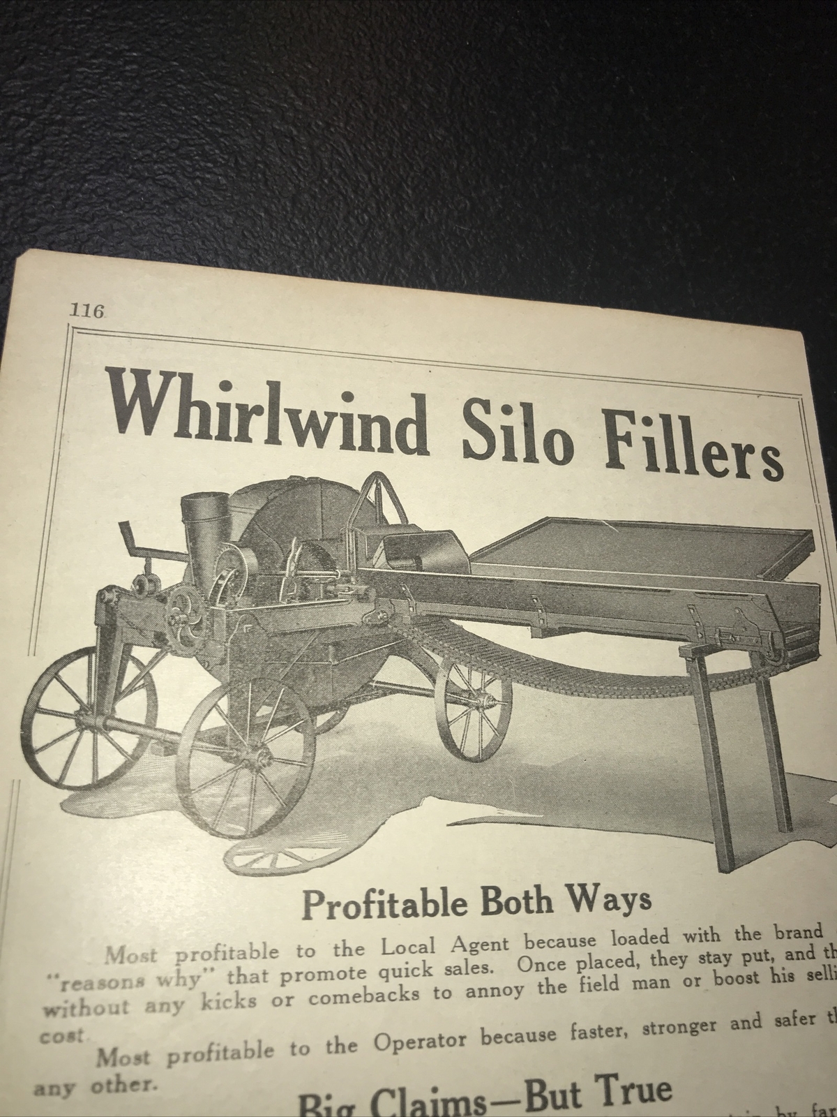 1916 Rock Island Implements Farm Advertising – Oklahoma City – Oklahoma
