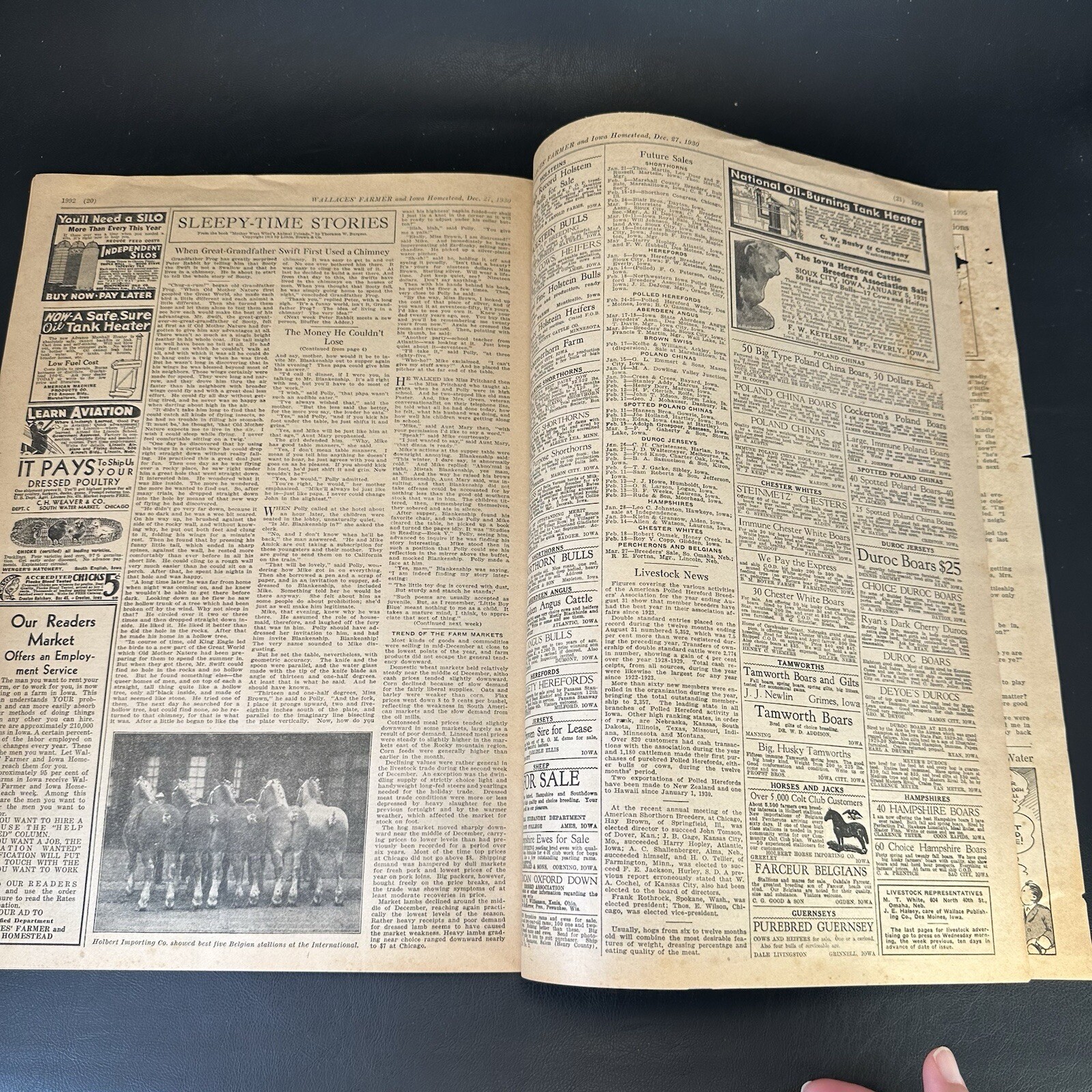 1930 WALLACES’ FARMER & IOWA HOMESTEAD Newspaper Magazine, Des Moines – Great!