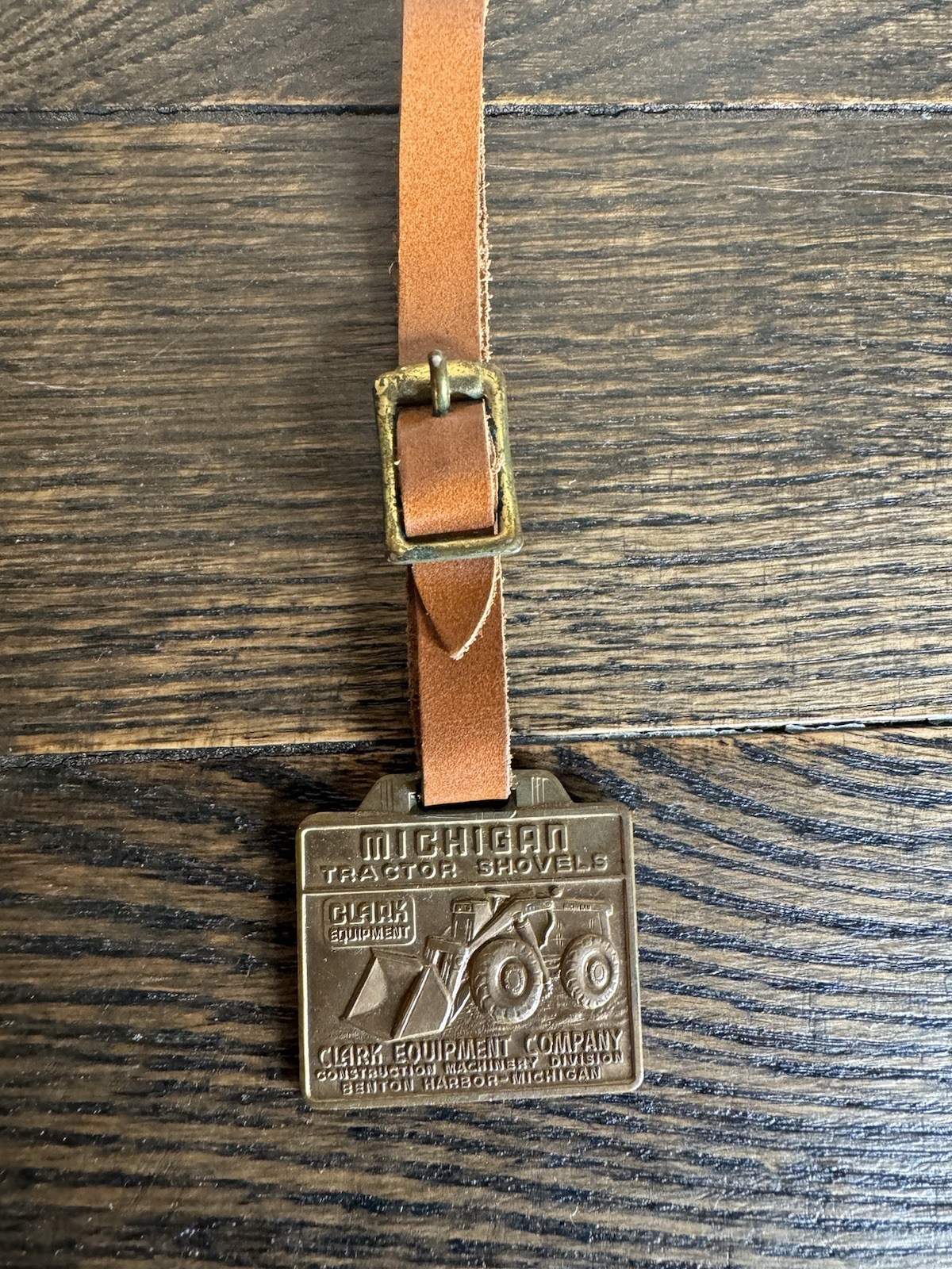Michigan Tractor Shovels Vintage Watch Fob