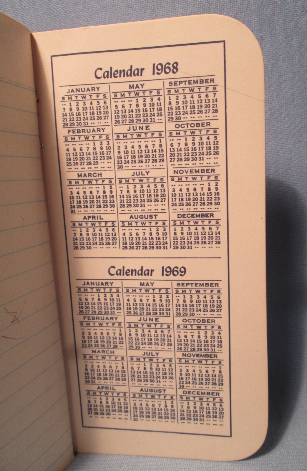Vintage 1968-69 Famous HOARDS DAIRYMAN MEMO BOOK Advertising Fort Atkinson WI