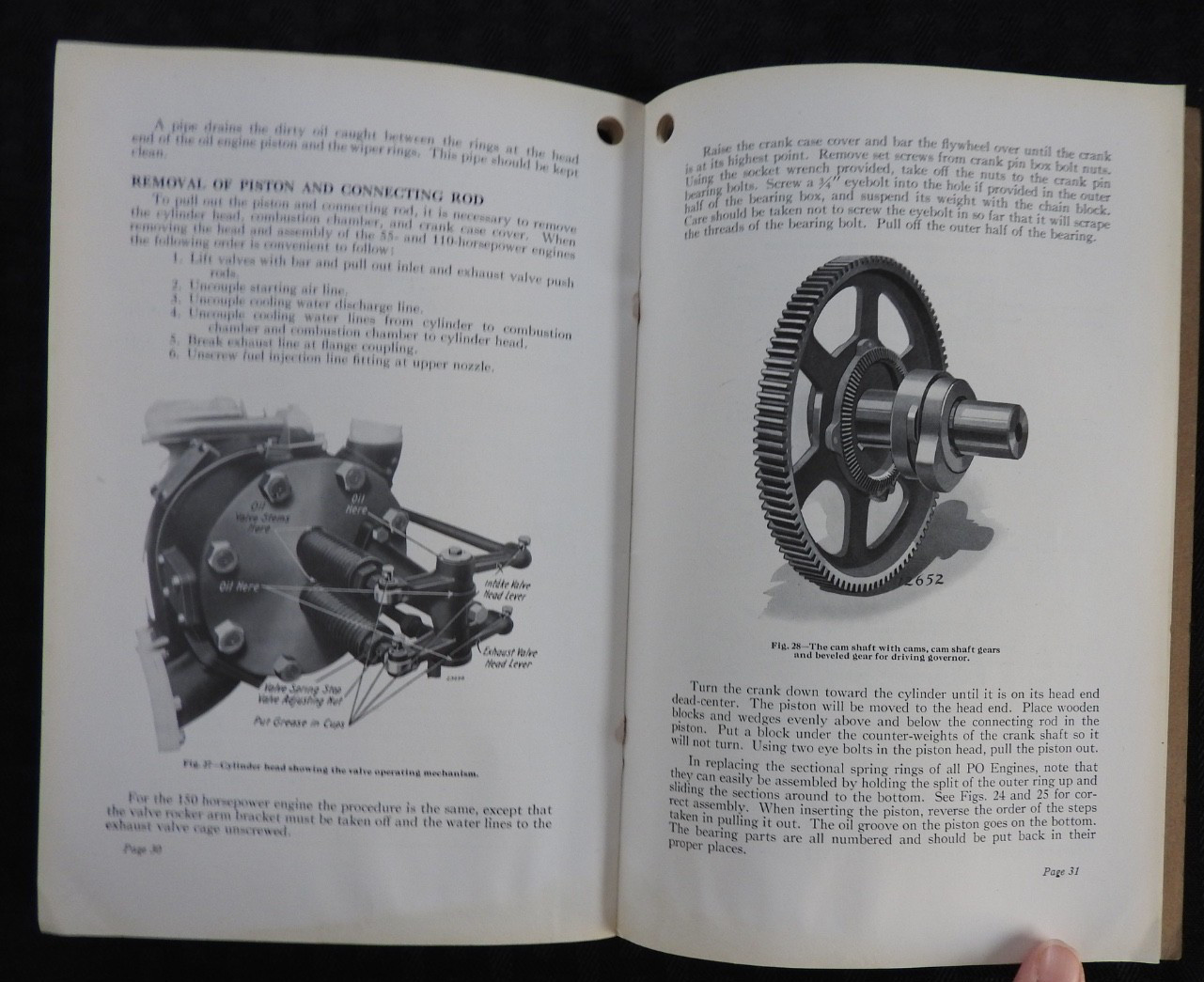 1927 Ingersoll-Rand « TYPE PO » Hit-N-Miss Oil Engines Operators Manual ORIGINAL!