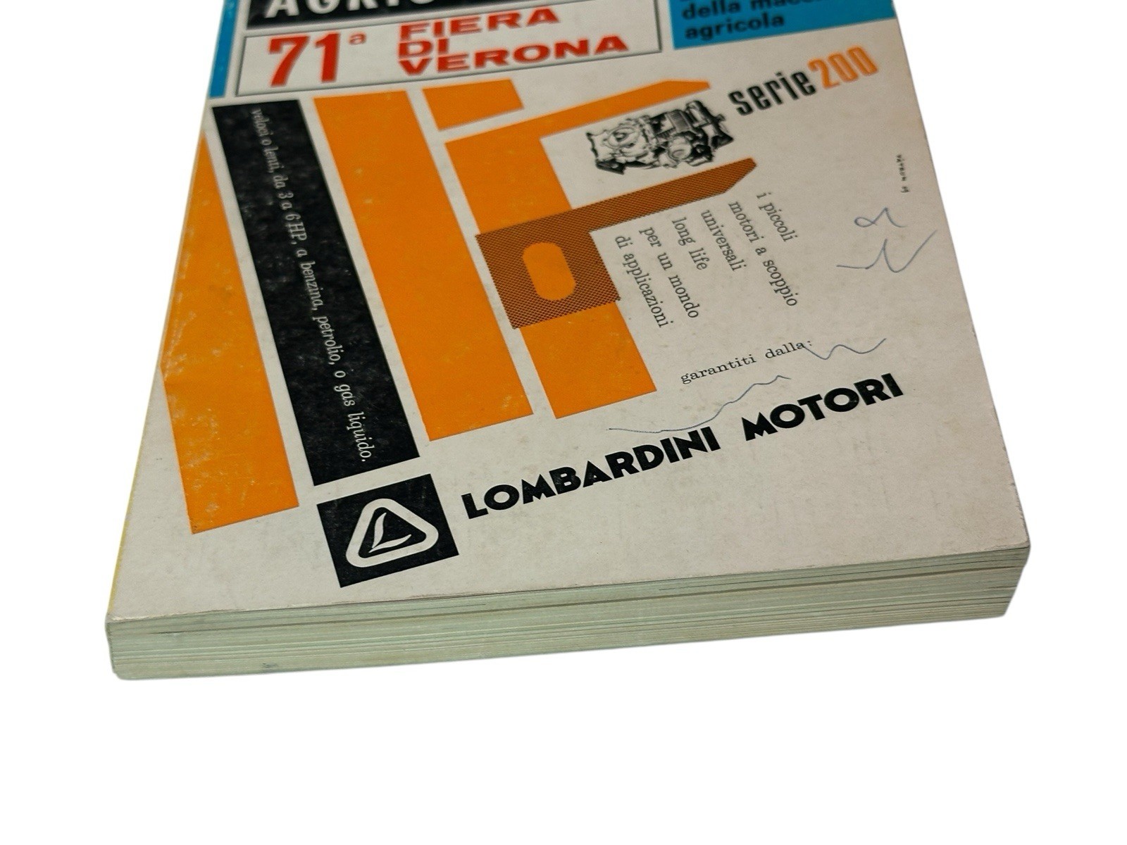Landini C3200 Crawler Tractor Minicingolata VTG Italian Sales Brochure Poster!