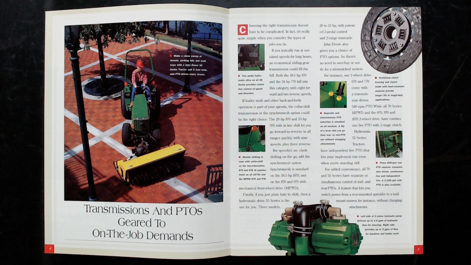 John Deere Compact Utility Tractors Brochure Vintage Agricultural Advertising