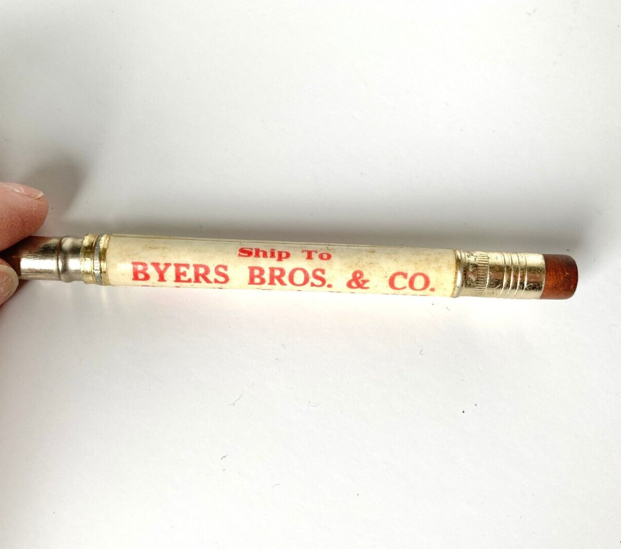 Byers Bros Stockyards Bullet Pencil Omaha Nebraska Livestock Stock Yards