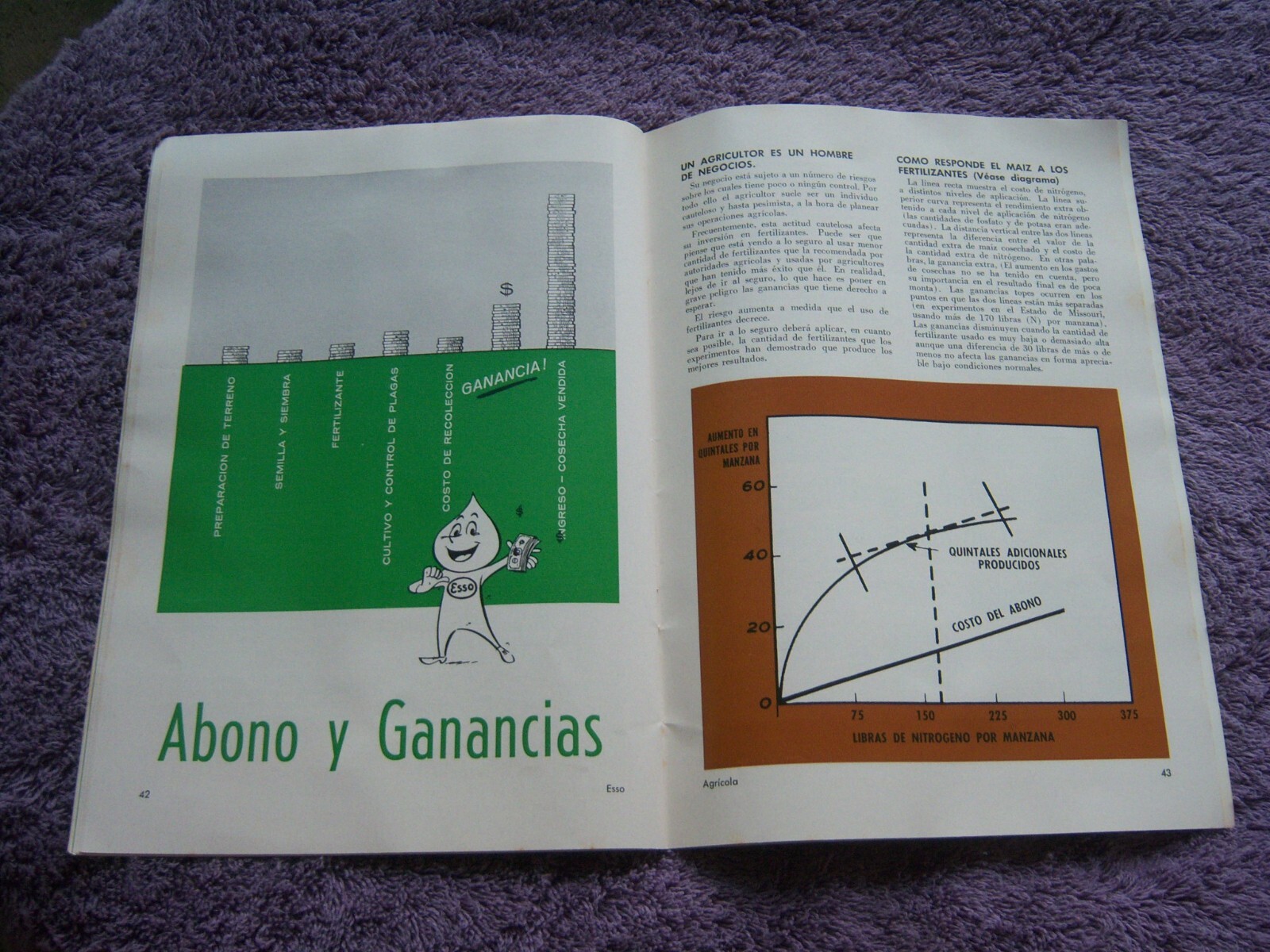 ESSO AGRICOLA SPANISH LANGUAGE BOOKLETS Farming Agriculture