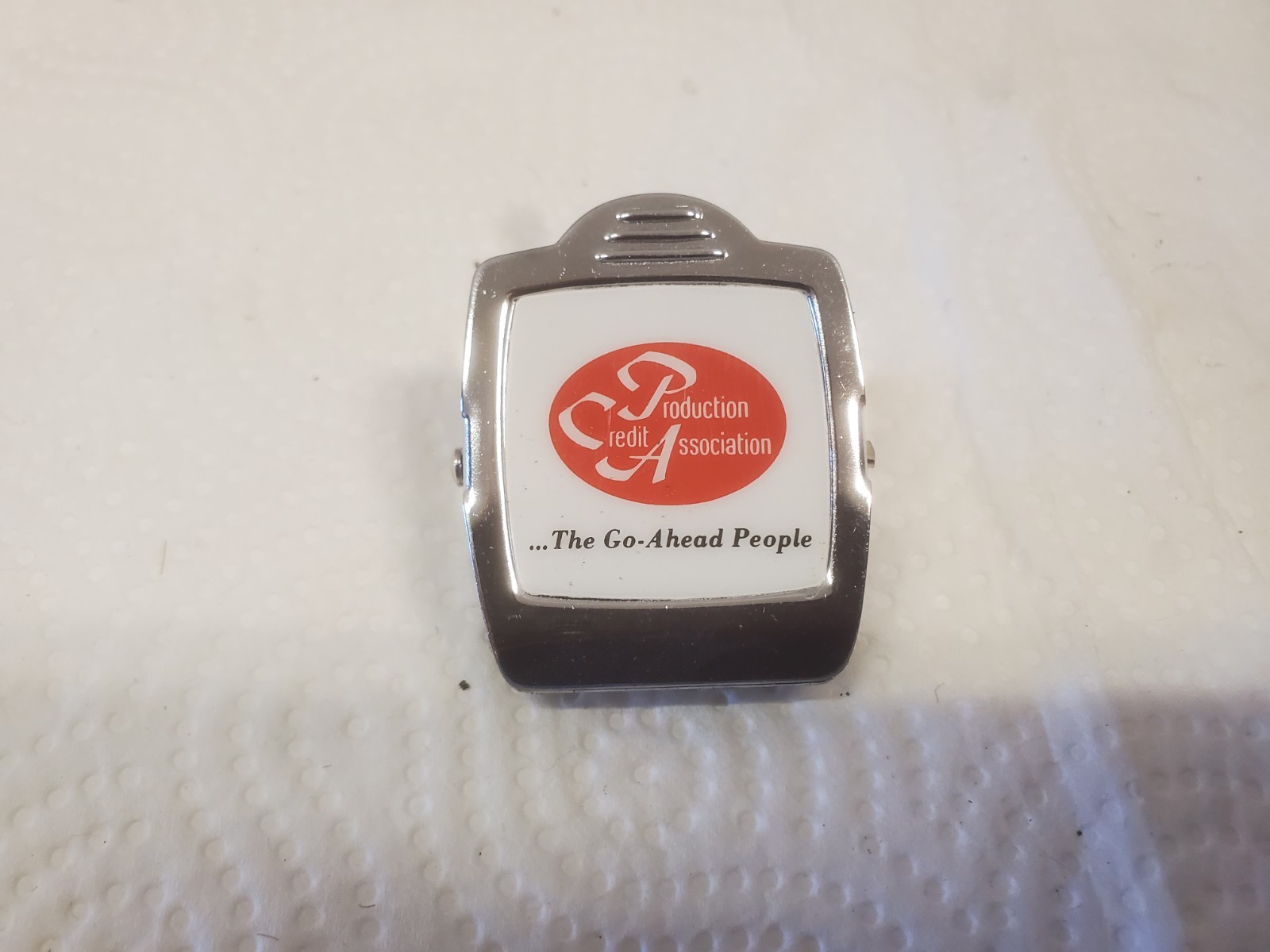 Metal Paper Clip PCA Production Credit Association Magnetic Farm Loans