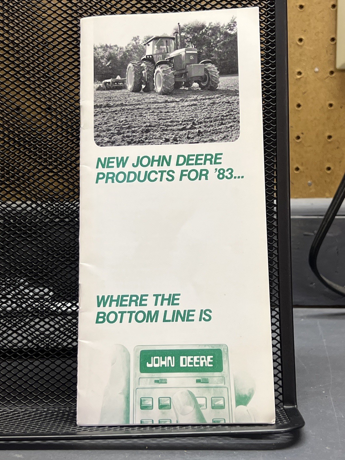 1983 John Deere New Products Pamphlet Farm Equipment