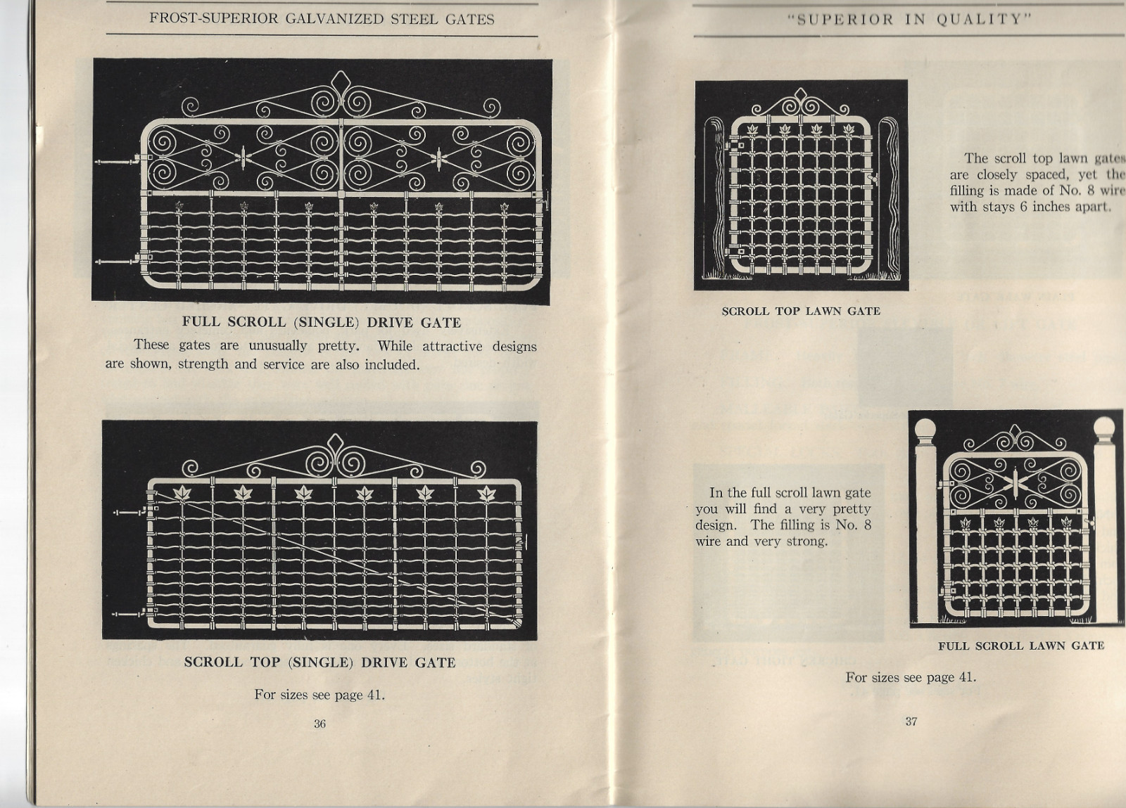 Vintage Frost Superior Farm Fence Co. Cleveland Catalog « B » Booklet
