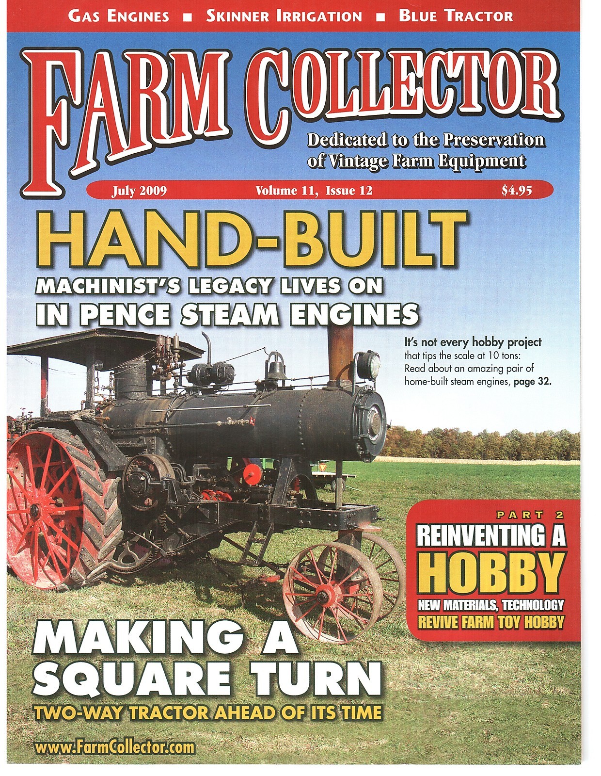 John Blue – Square Turn Tractors – Pence steam engines