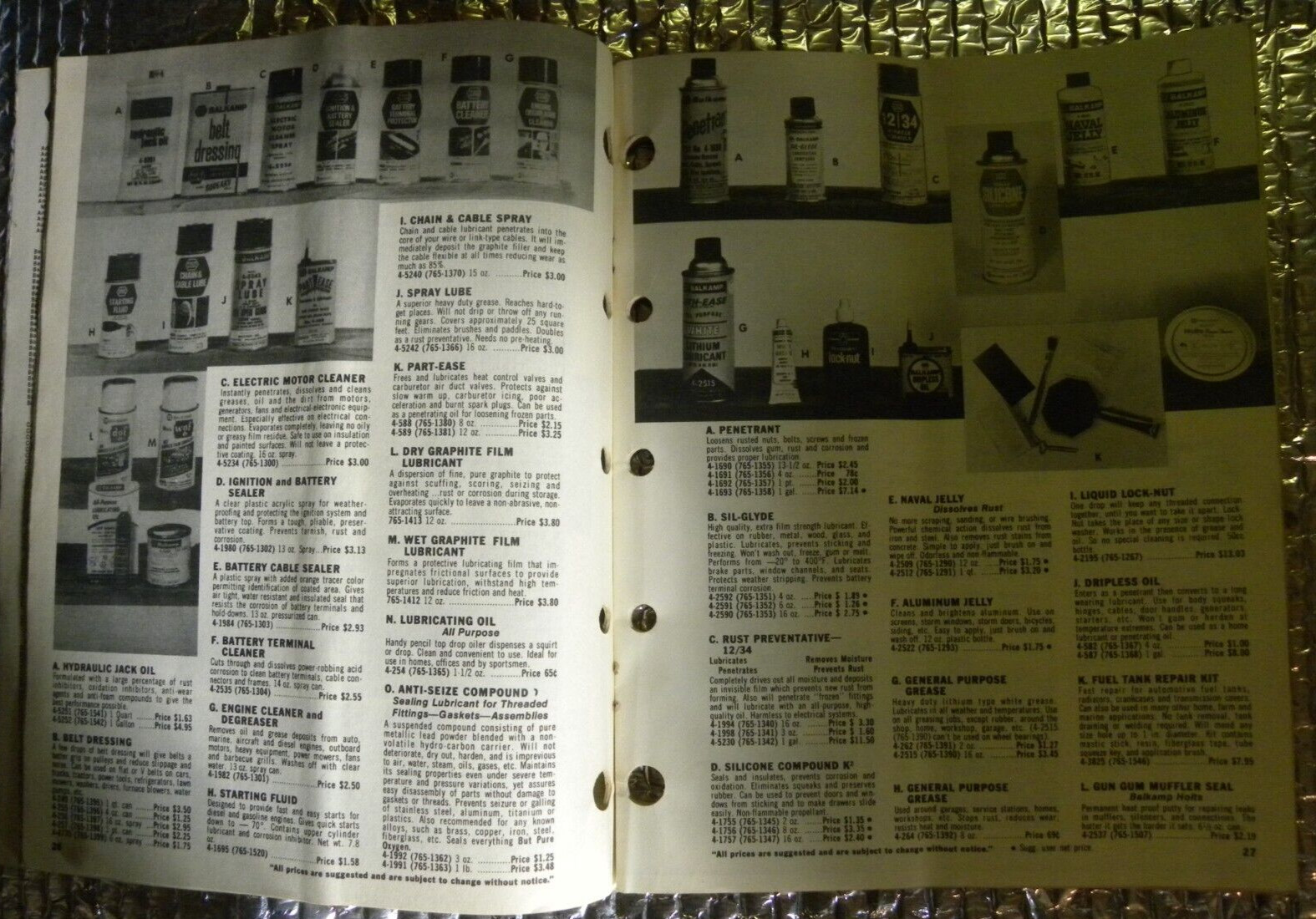 1976 Napa Balkamp Agricultural Farm & Ranch Parts Supplies Catalog FREE SHIP !