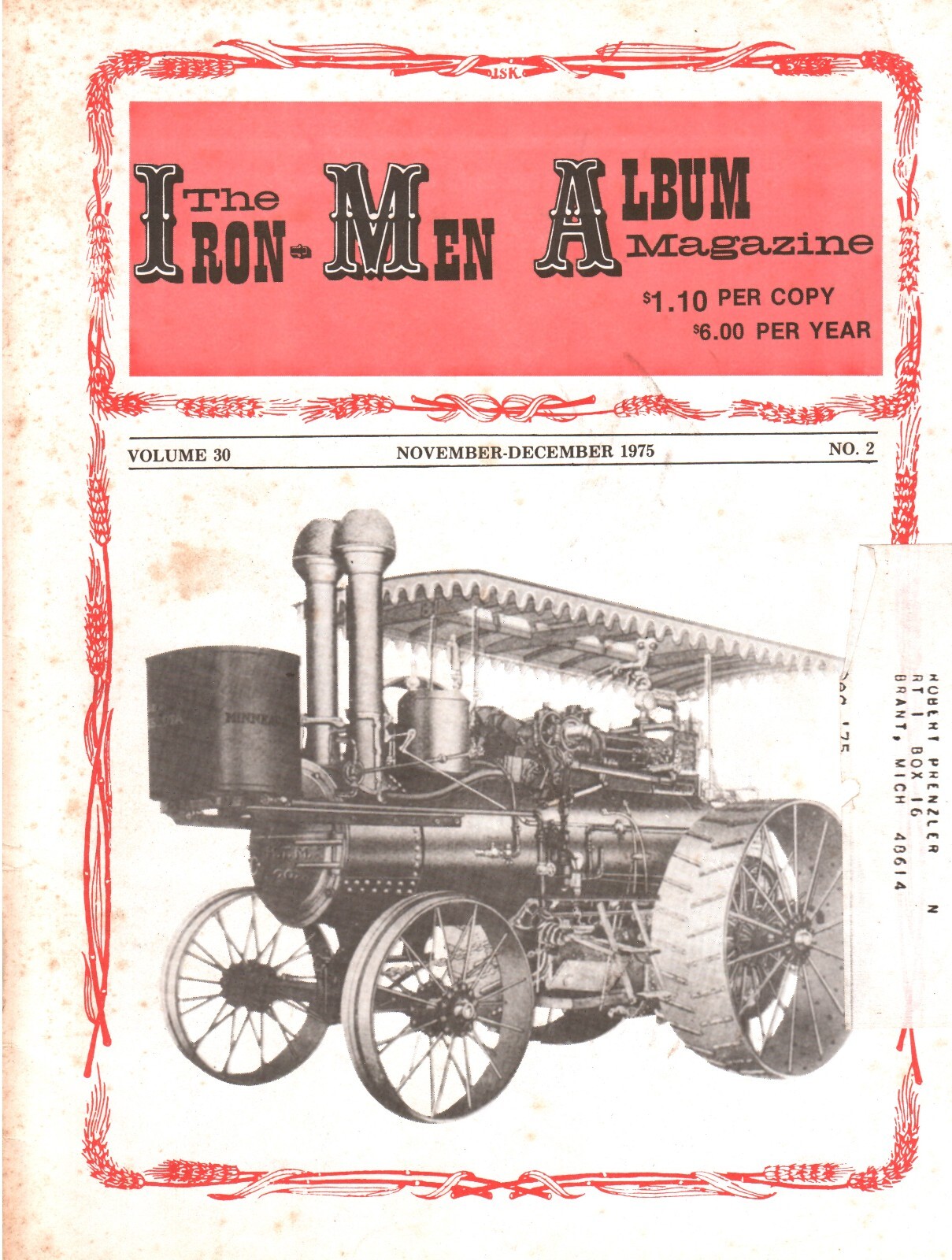 Henry Taylor Aultman Co, Stillwater River Ohio Threshing, Nichols & Shepard