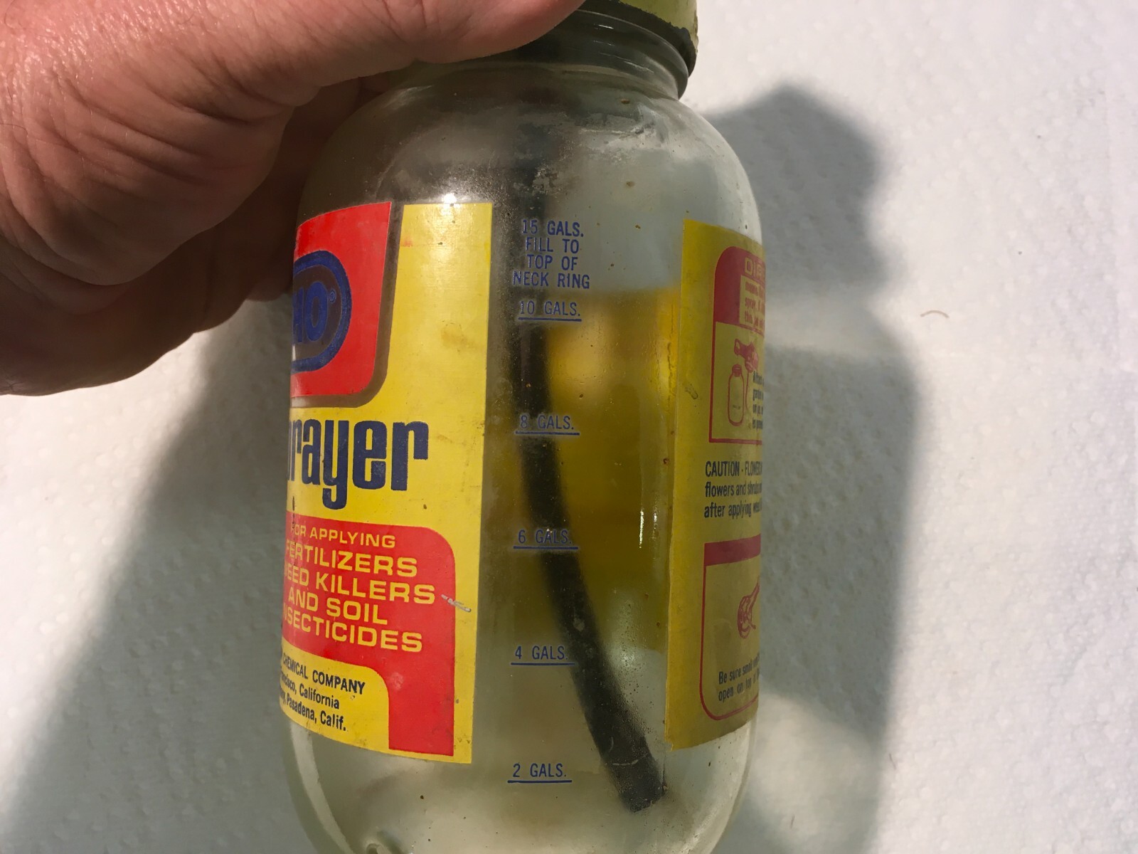 Vintage Ortho Lawn Sprayer Metal Top