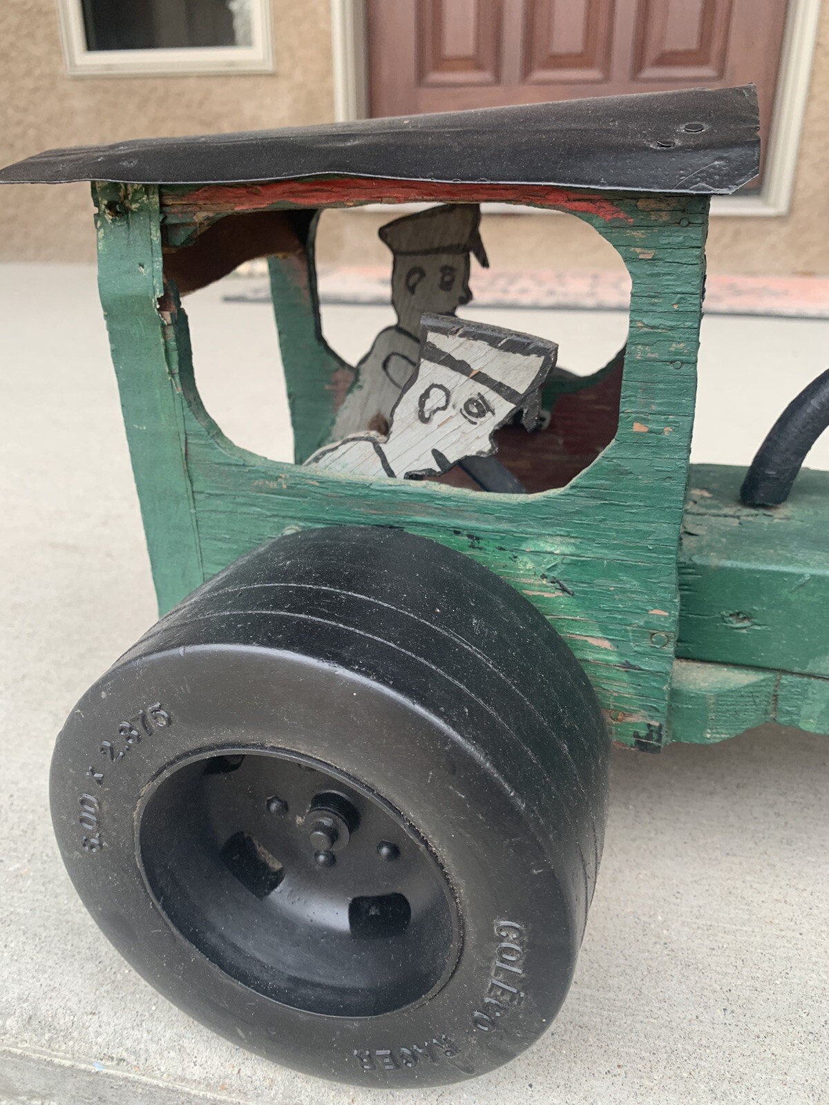 Vintage Rumley Oil Pull Tractor Oil Folk Art Collectible Tractor