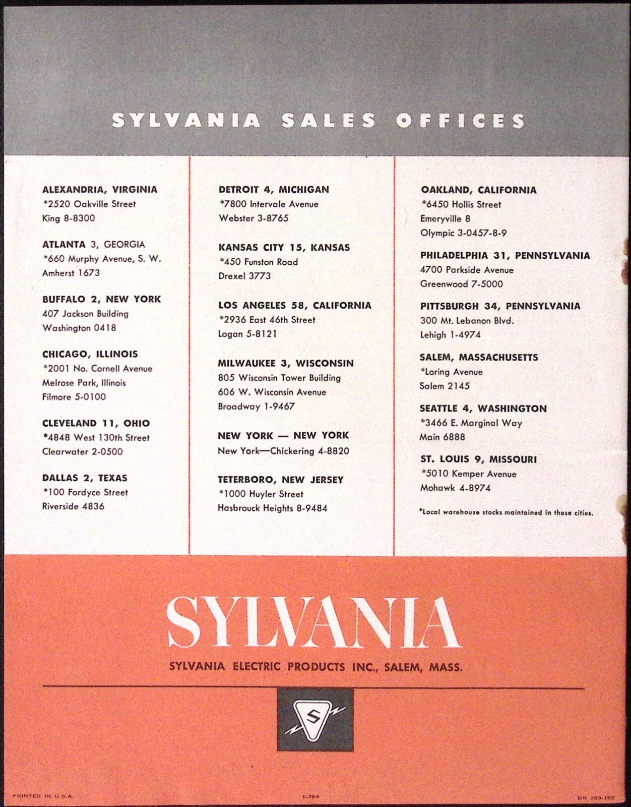1960s Sylvania Lampa Infrared Heat on Your Farm for Brooding Brochure