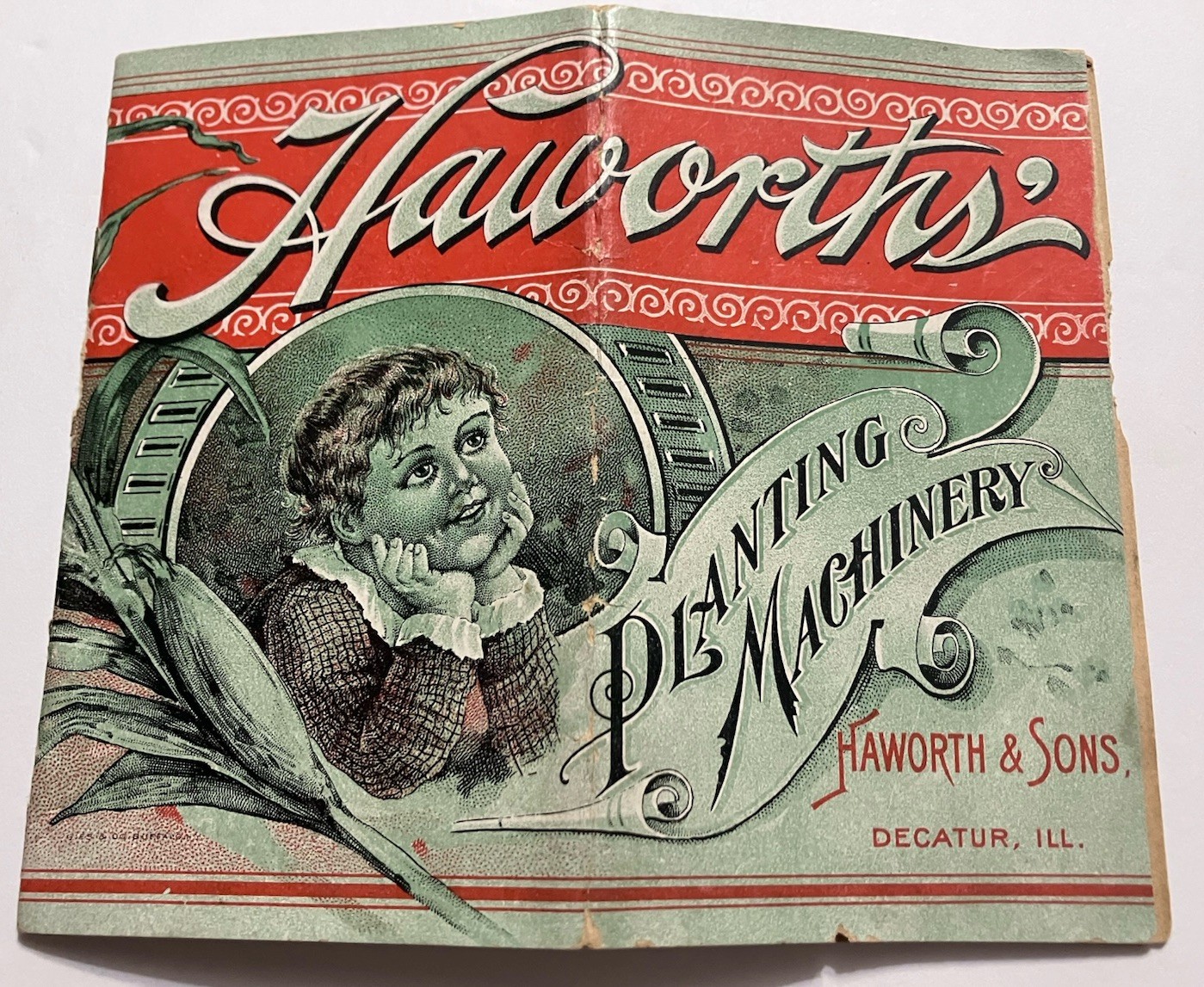 1893 Haworth & Sons Planting Machinery Trade Card Catalog Elmwood Nebraska