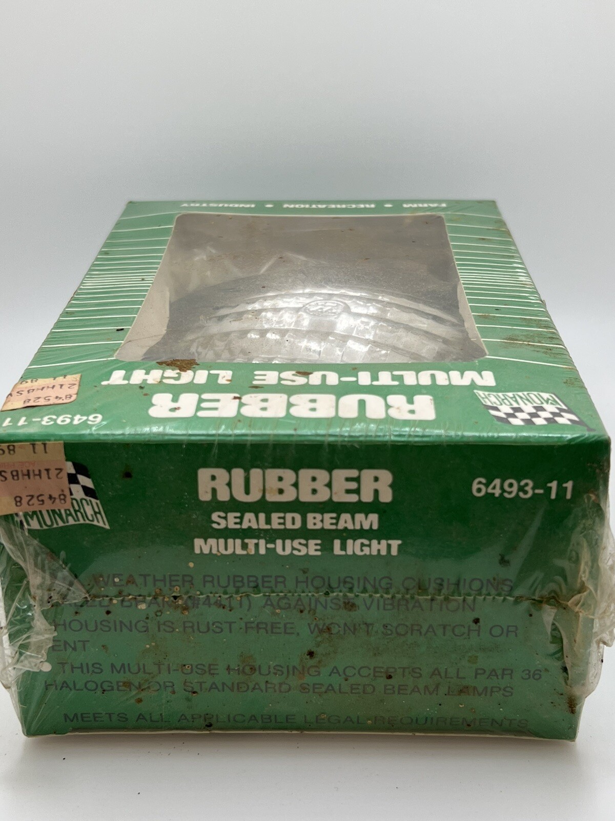Vintage Monarch Rubber Multi-Use Light Farm Recreation Industry 6493-11 Sealed