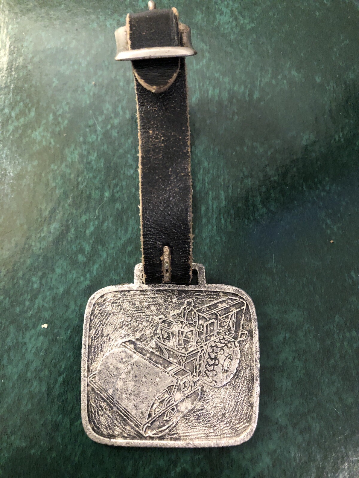 RAYGO INC ADVERTISING WATCH FOB ROAD ROLLER EQUIPMENT MINNEAPOLIS MINNESOTA
