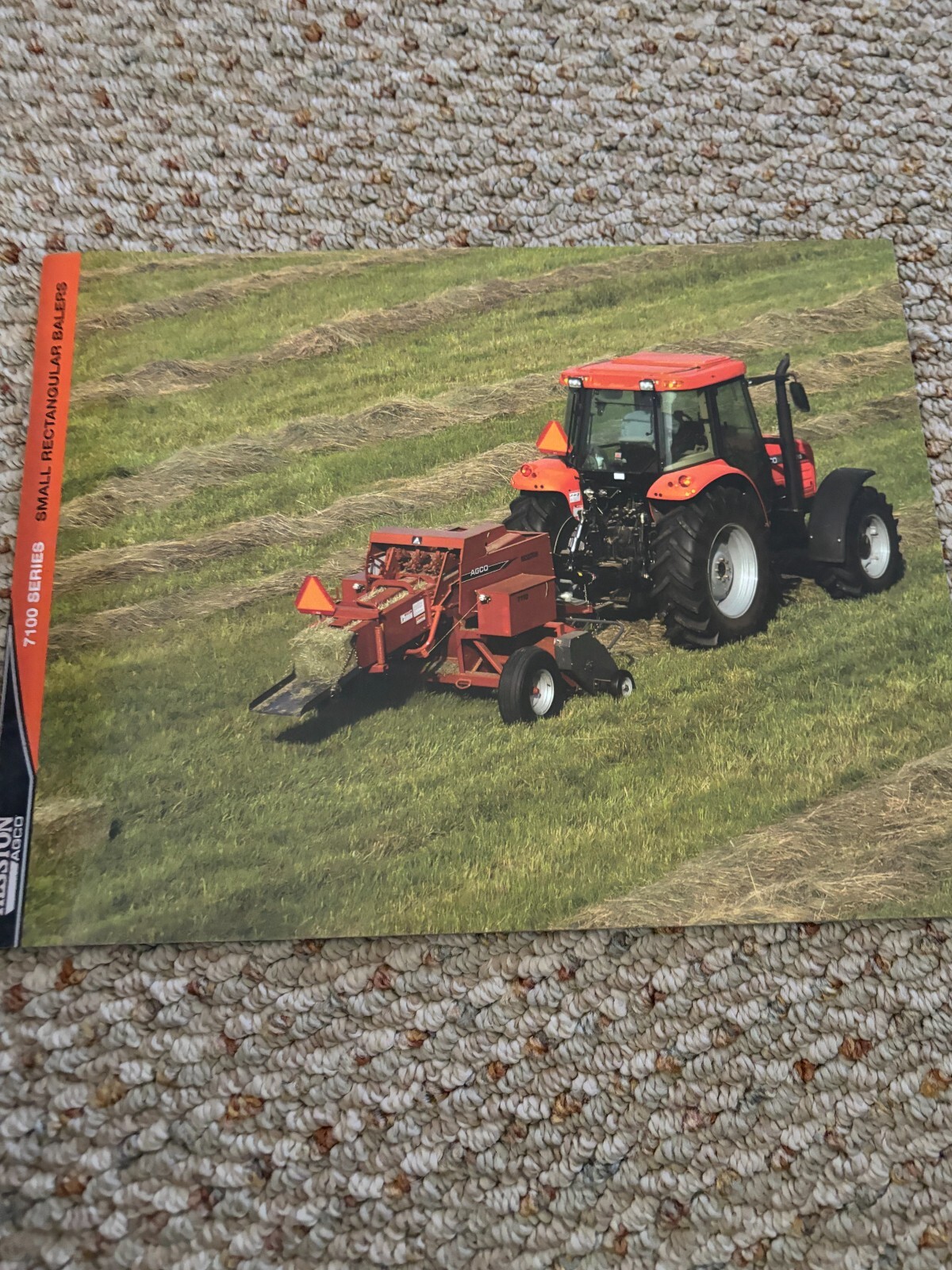 Hesston AGCO 7100 Series Small Rectangular Balers Brochure FCCA24
