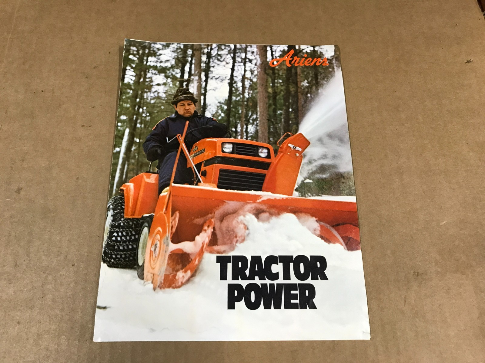 Vintage 1976 Ariens Tractor Power – Salesman Brochure