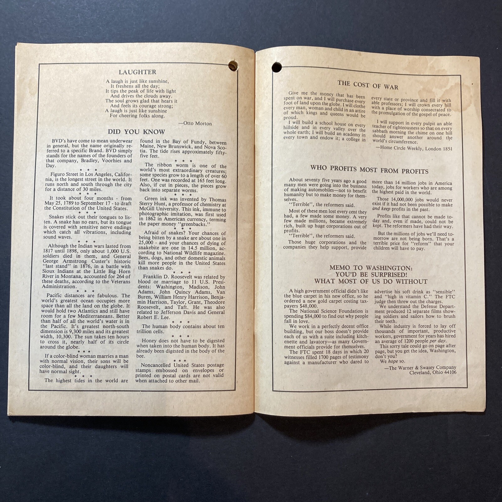 1980 Farmers Almanac Vol 1763 Planting Calendar Agricultural Plan Jackson Ohio