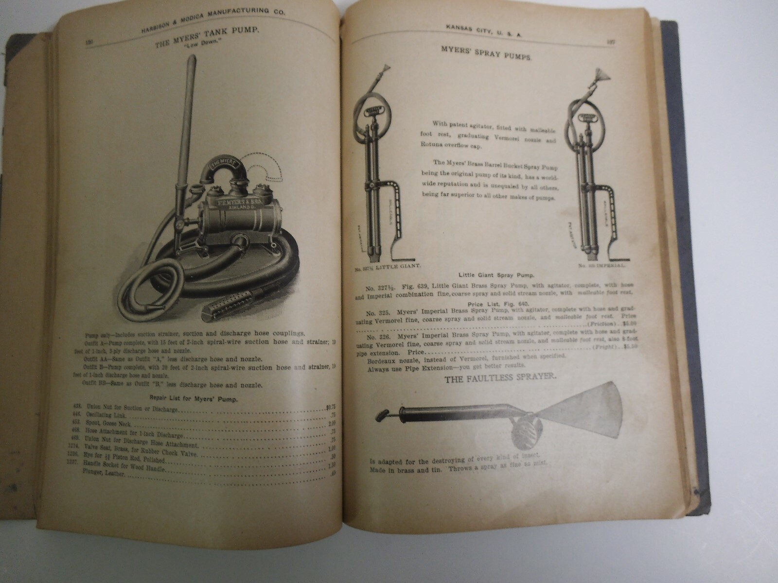 Antique Farm Equipment Manufacturer Catalog Original, Harbison & Modica, 1904