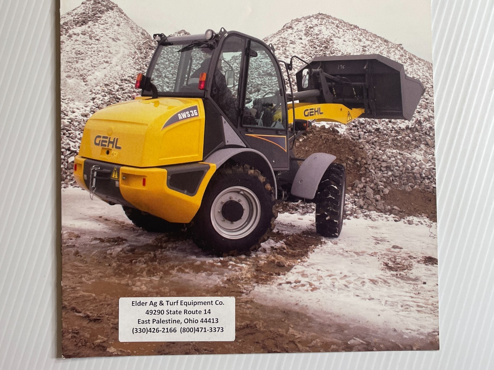 GEHL Full Line All Wheel Steer Loaders Sales Brochure *2008* (Showroom Book)