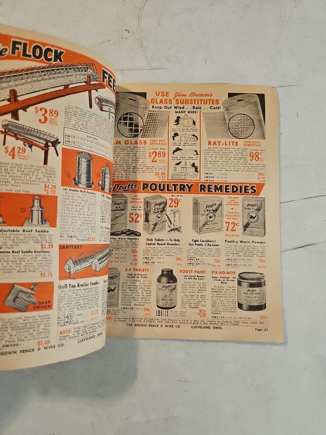 Jim Brown’s 1943 Fall & Winter Catalog. The Brown Fence & Wire Co.