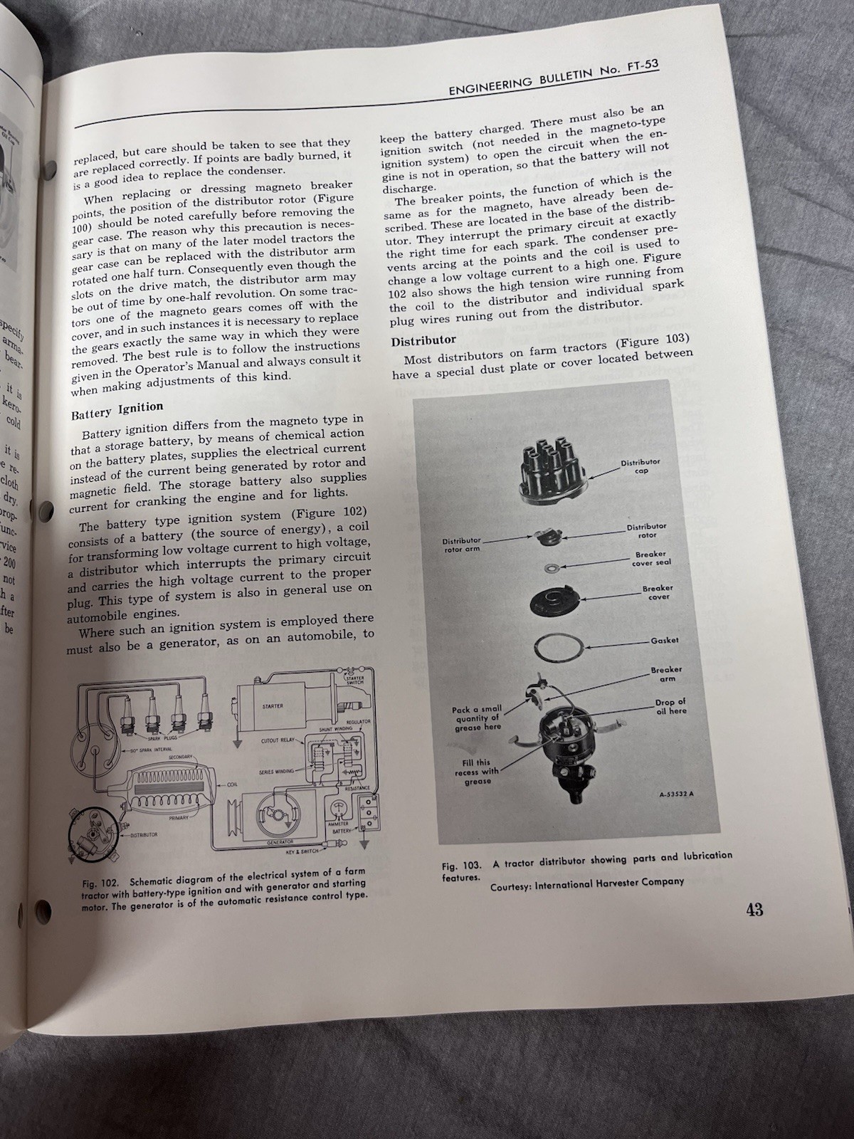 Vintage Standard Oil Division Engineering Bulletin – Farm Tractors