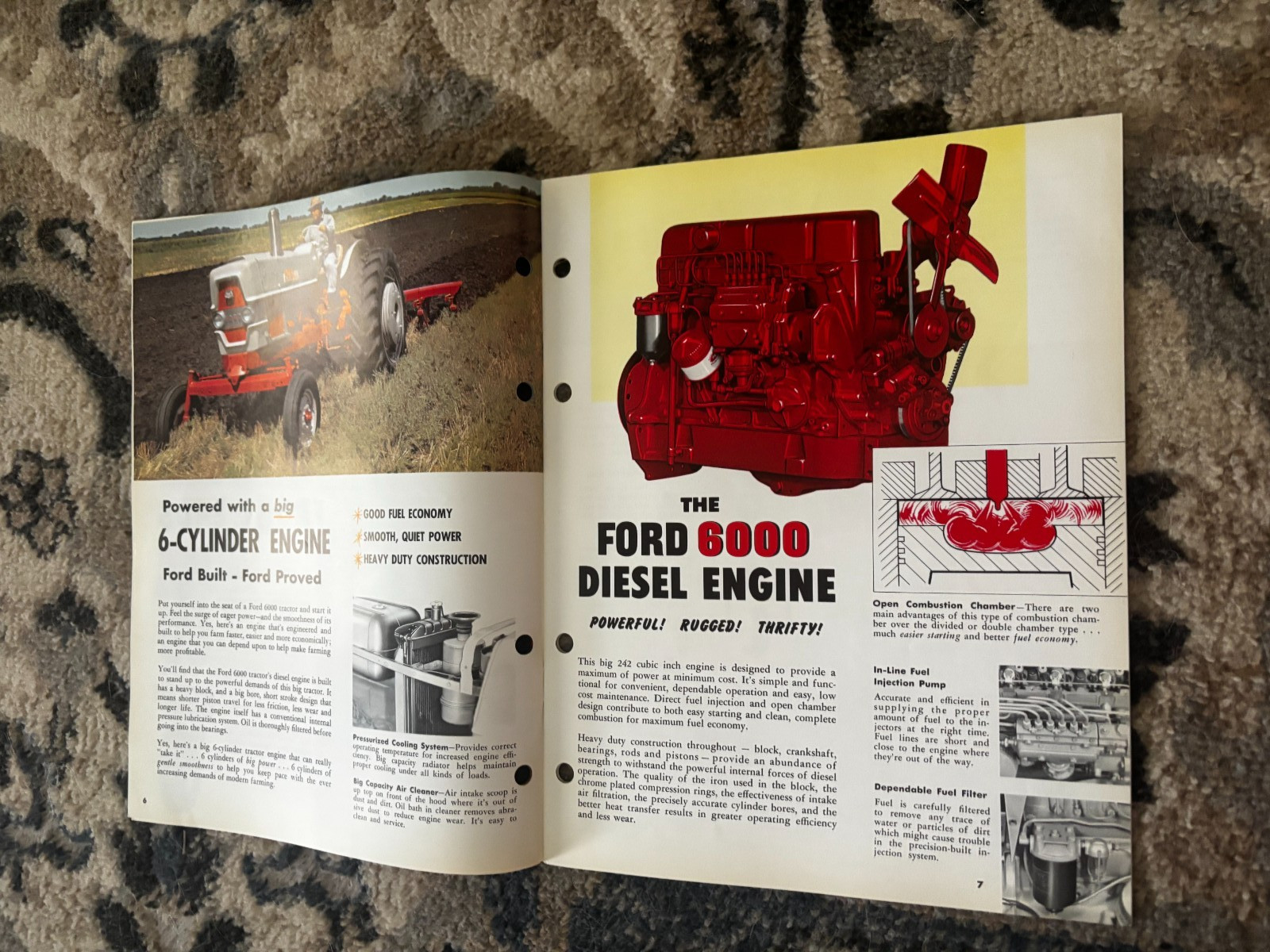 Ford 6000 Tractor For 1961 Brochure DCPA26