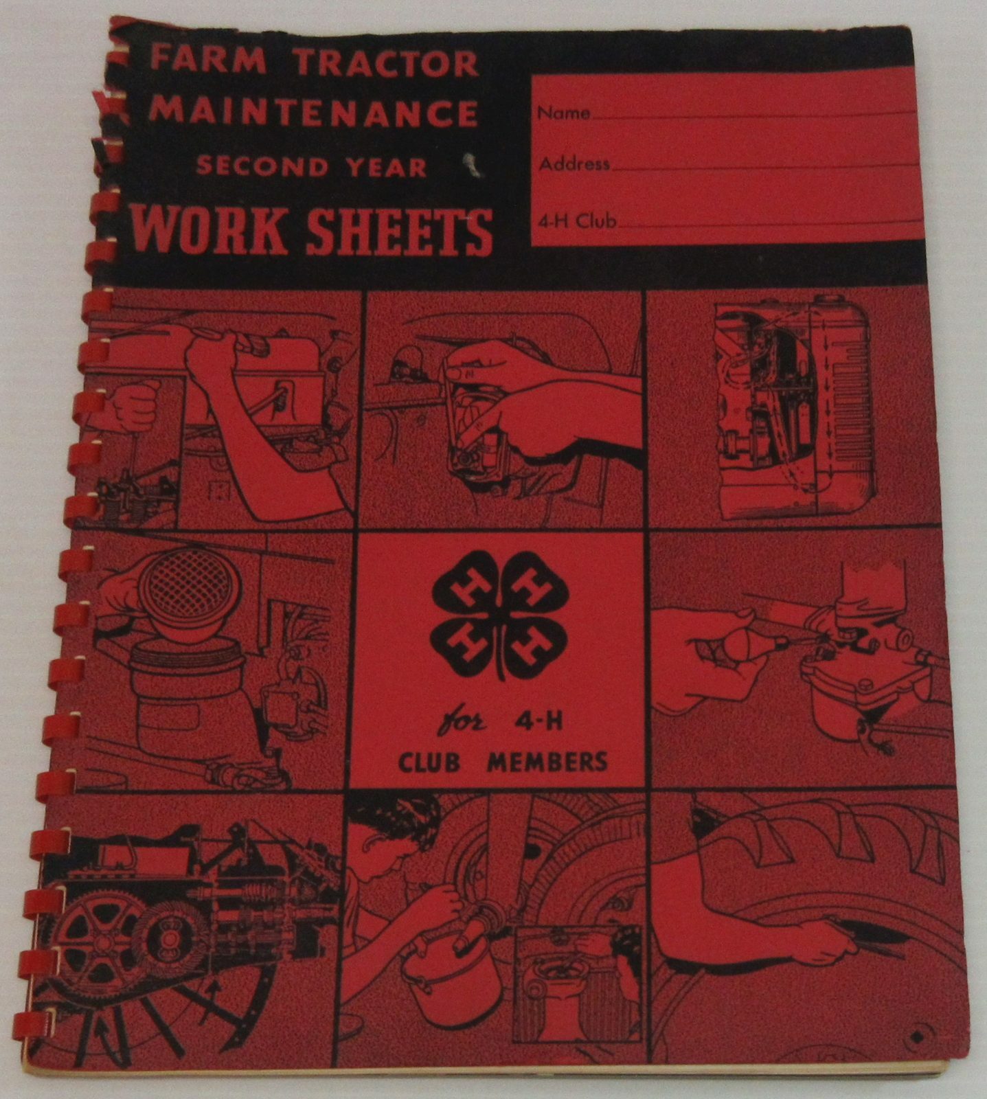 1951 Farm Tractor Maintenance For 4-H Club Members Book – Imperial Oil Esso
