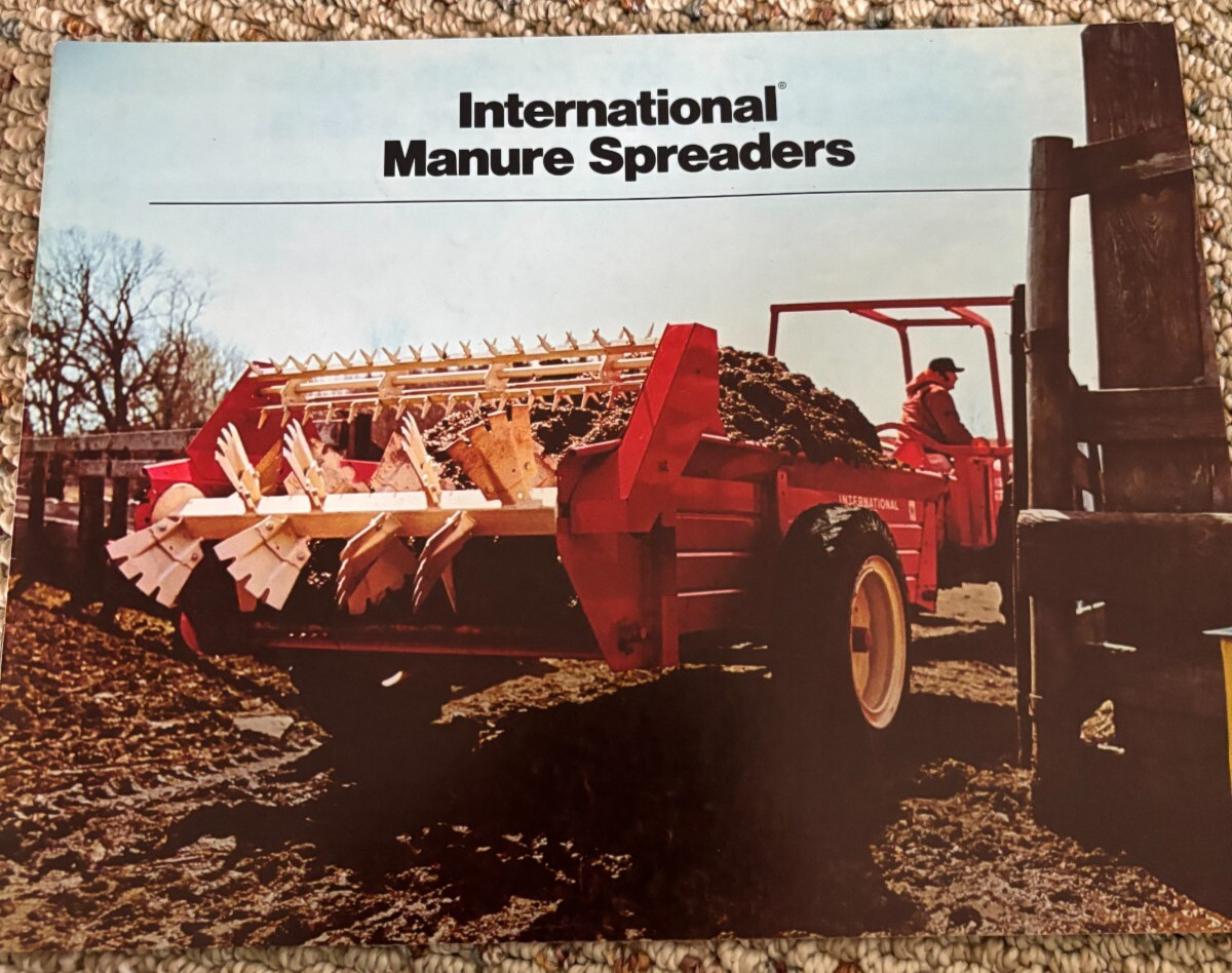 International Harvester Manure Spreaders For 1978 Brochure FCCA25