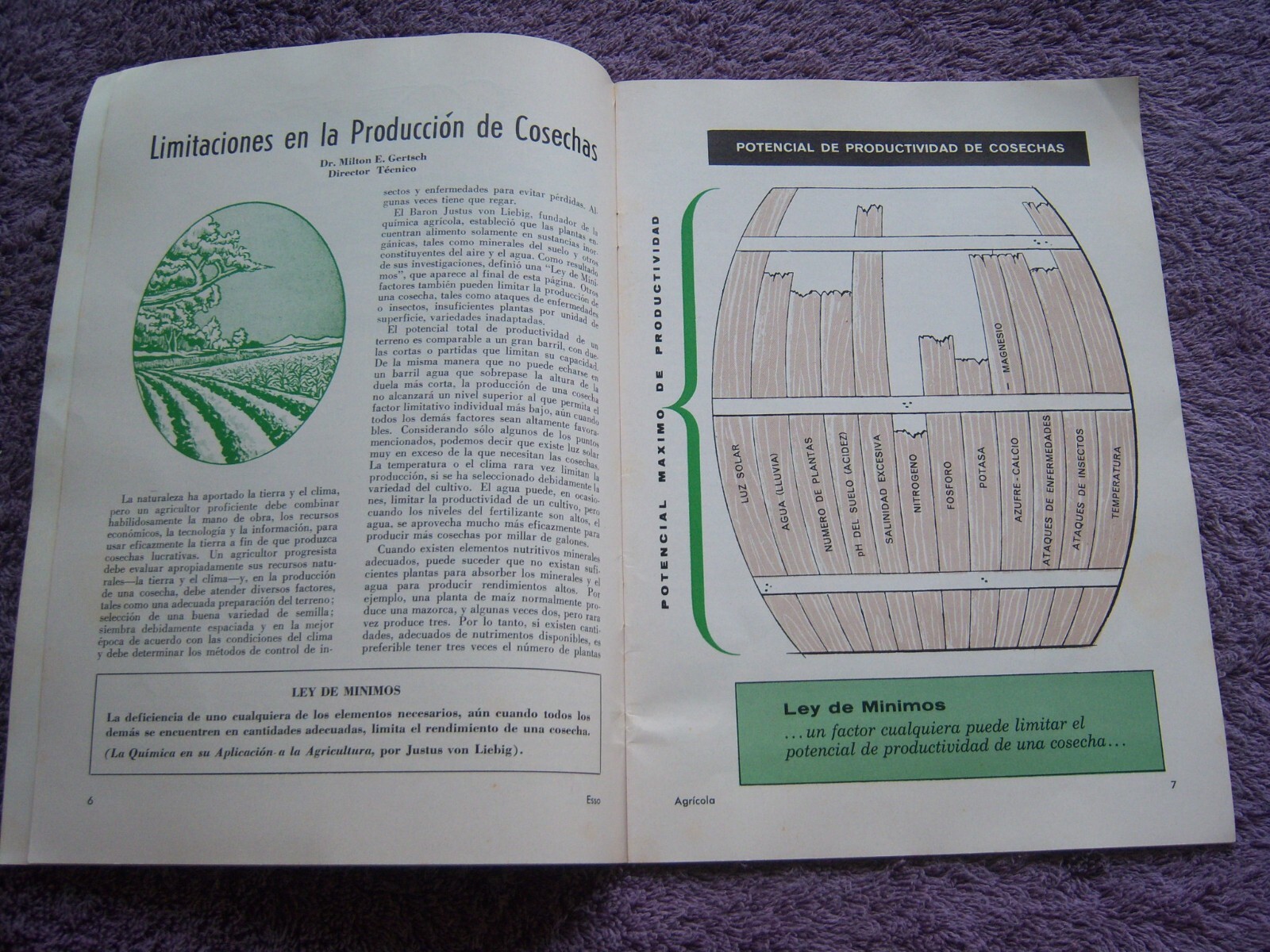 ESSO AGRICOLA SPANISH LANGUAGE BOOKLETS Farming Agriculture
