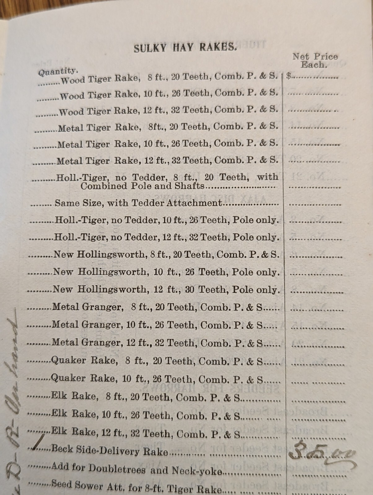 THE STODDARD MGF. CO. DAYTON, OHIO. 1897. FARM IMPLEMENTS CONTRACT.