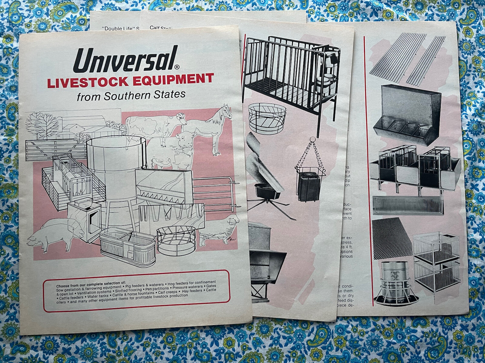 Vintage 1981 Southern States Universal Livestock Equipment Print Ad
