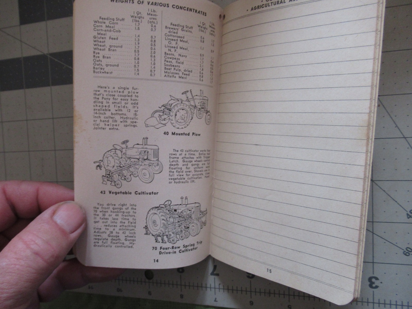Massey – Harris Farmers Handy Guide 1952 – 1953 Booklet