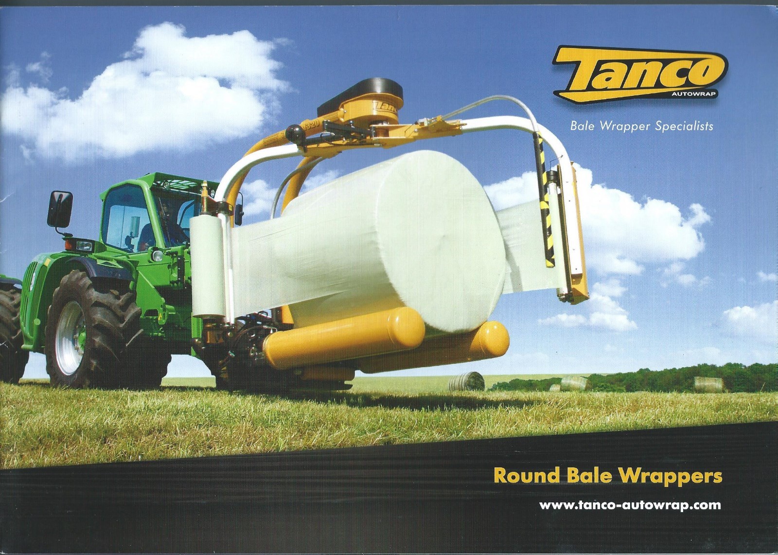 Farm Equipment Brochure – Tanco – 280ARC 580A et al Round Bale Wrappers (F6081)