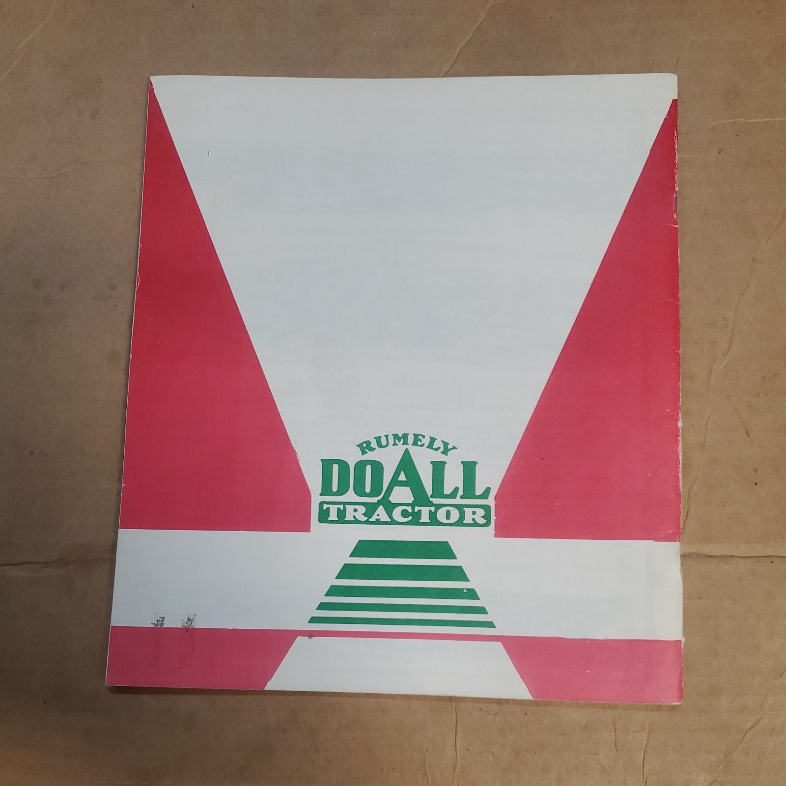 Advance-Rumley DoAll tractor book/brochure reprint by Verne Kindschi